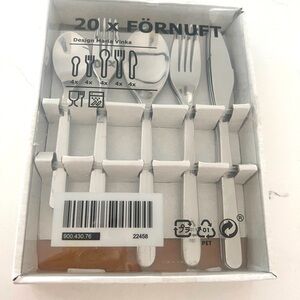 Ikea silverware set. 20 pieces. Stainless steel. New